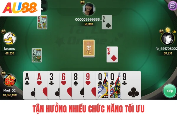 Tận hưởng nhiều chức năng tối ưu